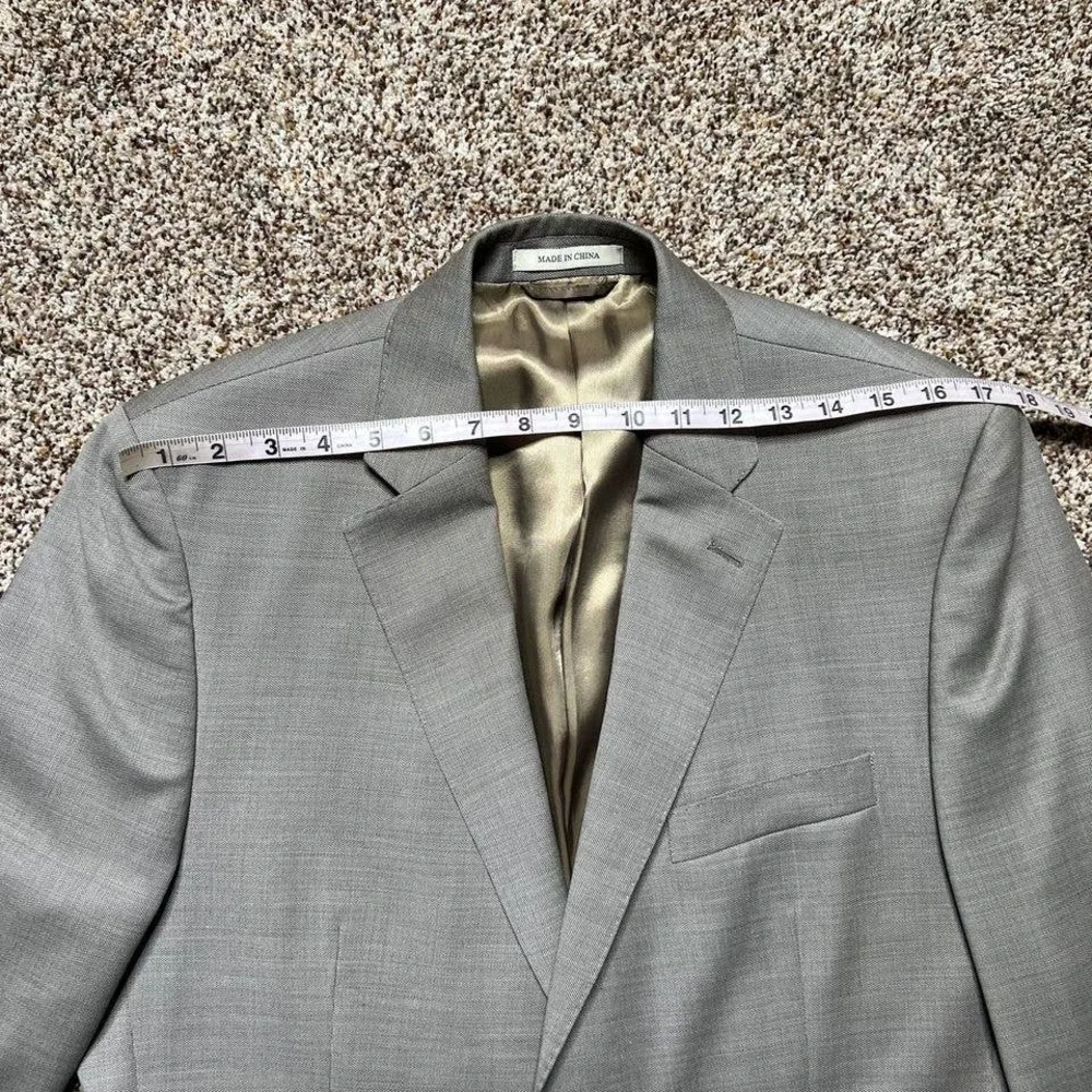 Ralph Lauren Mens Brown Trim Fit Sports Coat Wool Jacket Lined Size 40R